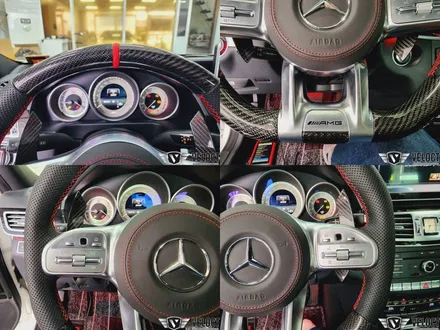 벤츠 W212 E클래스 인테리어 리모델링!! (12색 엠비언트, 카본AMG핸들, 12.3인치 카블릿 M2C)