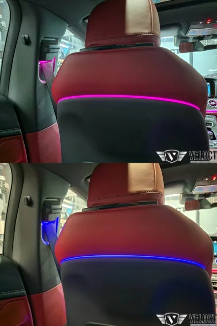 벤츠 C257 CLS를 위한 인테리어!! 전동센터스피커, 등받이, 안전벨트, 2열 송풍구 엠비언트 (New Item 4D부메스터, 미드 엠비언트 소개)