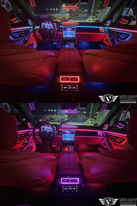 벤츠 W223 S클래스, 송풍구 엠비언트 / 미드레인지 엠비언트 / 천장 부메스터 엠비언트