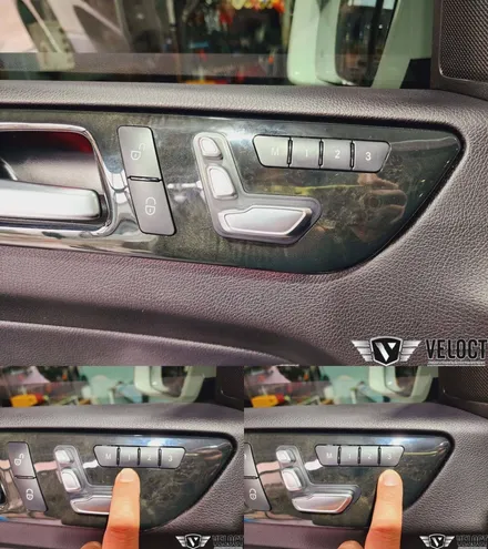벤츠 W166 GLE, 인테리어와 편의기능 향상!! 순정방식 12색 엠비언트와 이지엑세스/조수석워크인