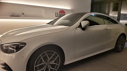 벤츠E300d쿠페 글라스틴트 썬셋 신차 썬팅시공 / 인천 연수구 송도동