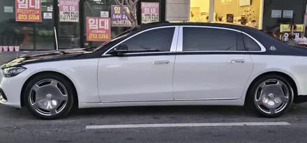 송도랩핑 s580마이바흐 듀오톤 화이트투톤 코치라인까지!완벽 / 인천 연수구 송도동
