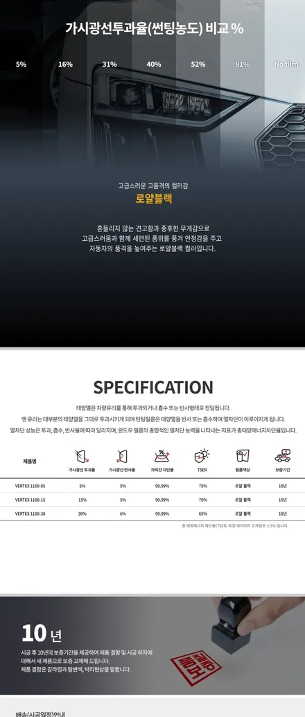 송도테슬라썬팅모델Y   루마버텍스1100테슬라 신차패키지성지 / 인천 연수구 송도동