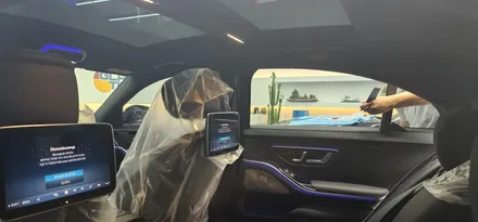벤츠 s500 스텍다이노쉴드ppf 전면윈드쉴드 신차패키지 / 인천 연수구 송도동