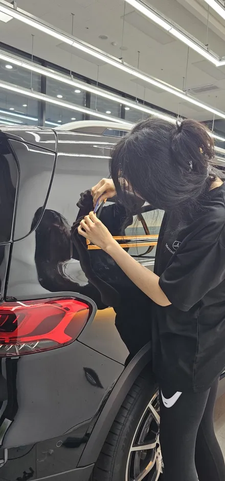 송도랩핑  GLB35 AMG 크롬죽이기 루마1100 / 인천 연수구 송도동