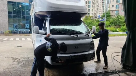 운양동 캠핑카 세차는 여기서!! / 경기 김포