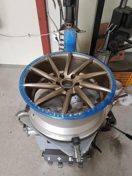 K5 CVT 19인치 골드브론즈 도색작업 입니다 / 청주시 서원구