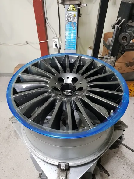 벤츠 S350 순정19인치 고스트크롬 도색작업 입니다 / 청주시 서원구
