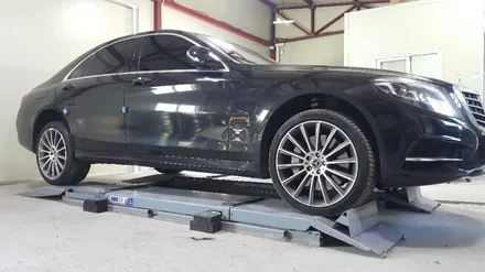 벤츠 S350d 순정20인치 다이아몬드커팅 복원작업 입니다 / 청주시 서원구