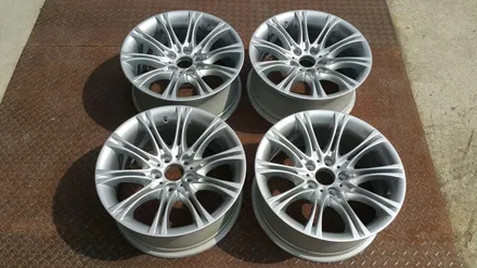 BMW 528i 순정18인치 화이트펄실버 도색작업 입니다 / 청주시 서원구