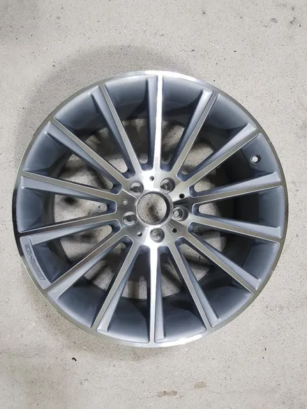 벤츠 S350d 순정20인치 다이아몬드커팅 복원작업 입니다 / 청주시 서원구