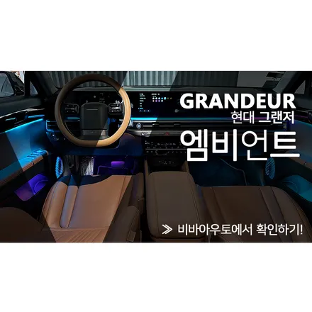 부산 엠비언트 라이트 튜닝은 비바아우토 / 현대 / 디올 뉴그랜저 (GN7) / 부산 진구