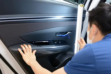 투싼 NX4 신차패키지, 부산 레이노S9 썬팅 시공 / 부산 진구