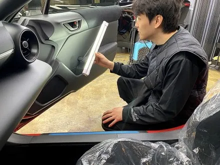 부산 선팅, 도요타 GR86 이그니션 레드 실물 끝장나네요 / 부산 진구 양정동