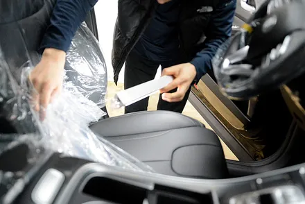 반반사썬팅, 가성비까지 있는 레인보우V90. / 부산 진구