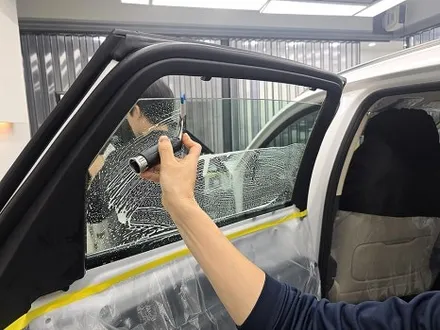 해운대 썬팅, GV80 신차검수에서 발견된 옥에 티 해결 후 레인보우 i90으로 완성! / 부산 진구 양정동