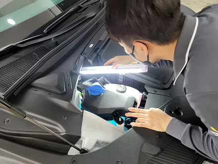 제네시스 gv60 전기차 썬팅, 비금속성 필름으로 열차단 제대로! / 부산 진구