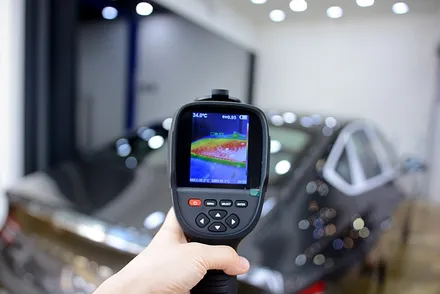 제네시스 g80, 부산 루마버텍스 1100 썬팅 시공. / 부산 진구