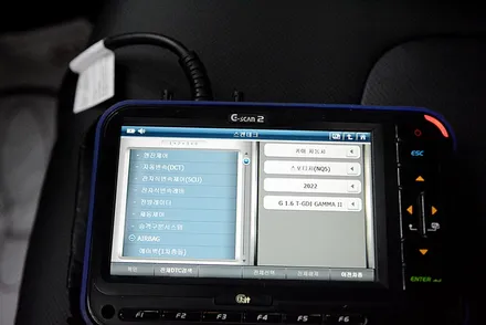 부산 신차검수 후, 인수거부 다시 입고 된 스포티지NQ5 / 부산 진구