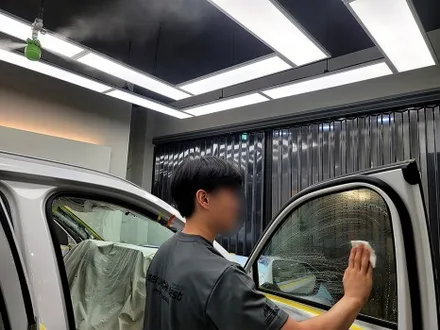 부산진구썬팅 전문점 비바에서 레인보우 V90 풀시공 완료 / 부산 진구
