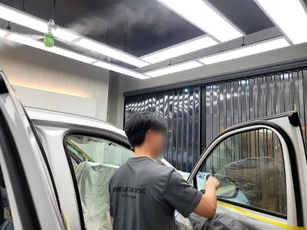 부산진구썬팅 전문점 비바에서 레인보우 V90 풀시공 완료 / 부산 진구