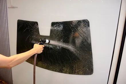 부산 유리막코팅, 레인보우 V90 시공기 / 부산 진구