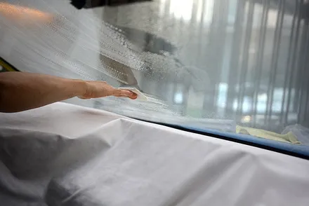 제네시스 g80, 부산 루마버텍스 1100 썬팅 시공. / 부산 진구