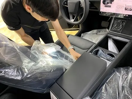 부산 PPF 테슬라 모델Y 주니퍼에 시공하기 / 부산 진구 양정동