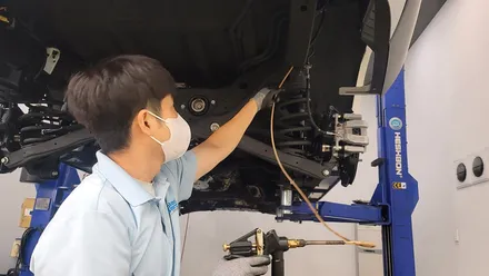 조용한 실내를 위한 모하비 언더코팅 휀다방음 / 부산 진구