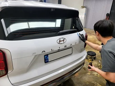 부산진구썬팅 전문점 비바에서 레인보우 V90 풀시공 완료 / 부산 진구