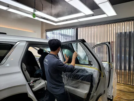 팰리세이드에 적용된 틴큐브Q1000, 언더코팅 시공기 / 부산 진구