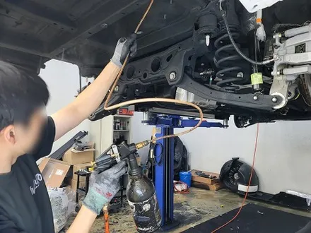 부산진구썬팅 전문점 비바에서 레인보우 V90 풀시공 완료 / 부산 진구
