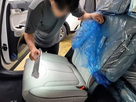 부산진구썬팅 전문점 비바에서 레인보우 V90 풀시공 완료 / 부산 진구