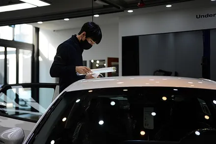 부산 솔라가드 노블레스Z 시공, 30% 15% 농도로 완벽하게! / 부산 진구