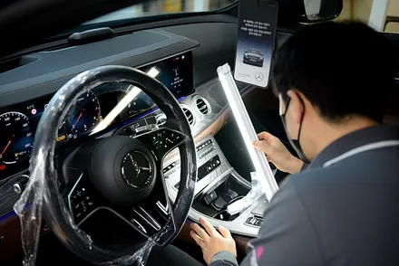 메르세데스 벤츠 E클래스 E250에 열차단 썬팅을 더하다. / 부산 진구