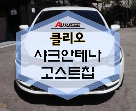 클리오 샤크안테나 고스트칩 장착 했습니당~~~ / 서울 중랑구