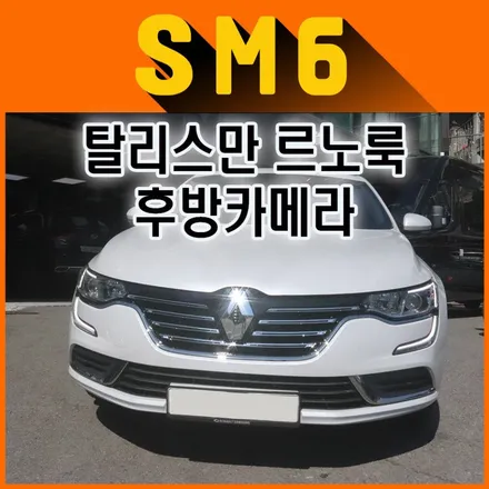 SM6 탈리스만 르노룩 + 후방카메라 작업으로  내차의 외관이 달라집니다[아우토모토스] / 서울 중랑구