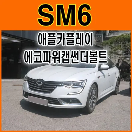 [SM6튜닝] 애플카플레이&에코파워캡썬더볼트[차량출력증강] 작업했습니다. / 서울 중랑구