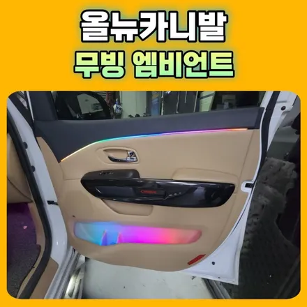 섬세한 장인의 손길로 올뉴카니발 엠비언트 작업후기 입니다 ^^ / 서울 중랑구