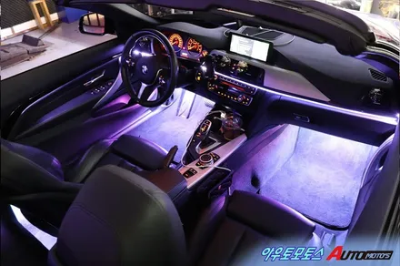 BMW 컨버터블 엠비언트무드등[스마트폰연동]작업으로 분위기대박 변신한내차!!고퀄리티 작업~만나보세요 !! ★ 서울자동차튜닝 아우토모토스 / 서울 중랑구