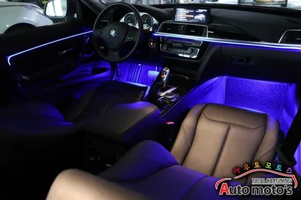 BMW3GT 엠비언트무드등[스마트폰연동] 대쉬보드+도어1열2열+1열풋등 작업으로 ~!!핫해진내차 ~♡ / 서울 중랑구
