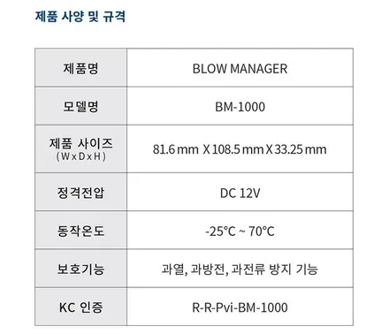 [ QM6튜닝 ] 에코파워팩S7[보조배터리] & 블로우매니저 [BLOW MANAGER] 르노순정품 차량용 에어컨/히터 습기 제거 제품설치 했습니다 / 서울 중랑구