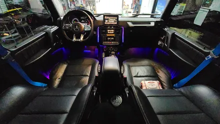 벤츠 지바겐 G63 AMG 코더스엠비언트 작업 ▶ 내취향에 따라 개성있는 실내무드등 연출이 가능한 코더스엠비언트 감성튜닝끝판왕 !!보시죠 ^^§서울자동차튜닝 아우토모토스§ / 서울 중랑구