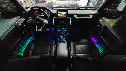 벤츠 지바겐 G63 AMG 코더스엠비언트 작업 ▶ 내취향에 따라 개성있는 실내무드등 연출이 가능한 코더스엠비언트 감성튜닝끝판왕 !!보시죠 ^^§서울자동차튜닝 아우토모토스§ / 서울 중랑구