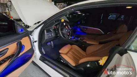 BMW430i 컨버터블 코더스엠비언트 원디디플렉터에 연동깢?? 내차실내가핫해졌습니다 ^^ / 서울 중랑구