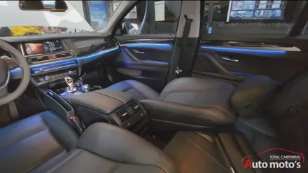 BMW520d 무빙엠비언트 작업후 달라진 내차 실내를 보시죠 ~! / 서울 중랑구