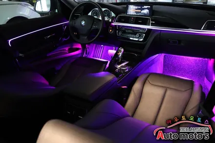 BMW3GT 엠비언트무드등[스마트폰연동] 대쉬보드+도어1열2열+1열풋등 작업으로 ~!!핫해진내차 ~♡ / 서울 중랑구