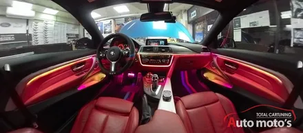 BMW4시리즈 420i 코더스엠비언트 시공으로 감성공간으로 변신 ♡ / 서울 중랑구
