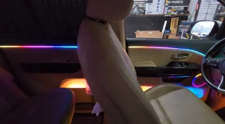 더뉴카니발 하이리무진 실내+천장 무빙엠비언트 시공후기 / 서울 중랑구