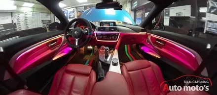 BMW4시리즈 420i 코더스엠비언트 시공으로 감성공간으로 변신 ♡ / 서울 중랑구